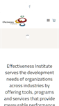 Mobile Screenshot of effectivenessinstitute.com